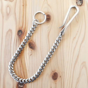 Key chain Twist, Super-Tumbled 3.0 – Silver Plated